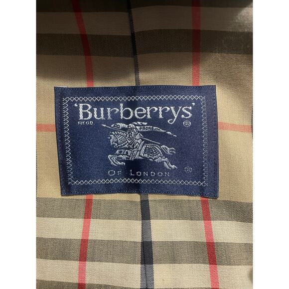 EUC- Vintage Burberry's Of London Graphite Maxi Overcoat - Picture 4 of 9